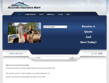 Tablet Screenshot of insurancebyaim.com